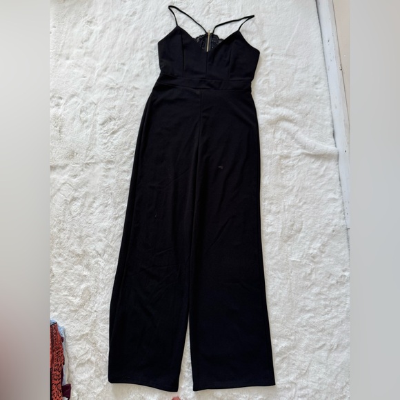 Rue21 Pants - NWT Rue 21 Black lace jumpsuit